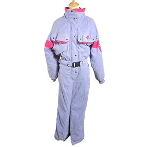 Kastle Ski Vintage Light Purple Ski Snowboard Snowmobile Snowsuit